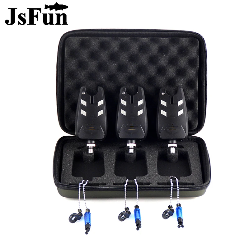 JSFUN 3 قطعة إنذار صيد سمك الش - مراجعة Bite Indicator وسعره