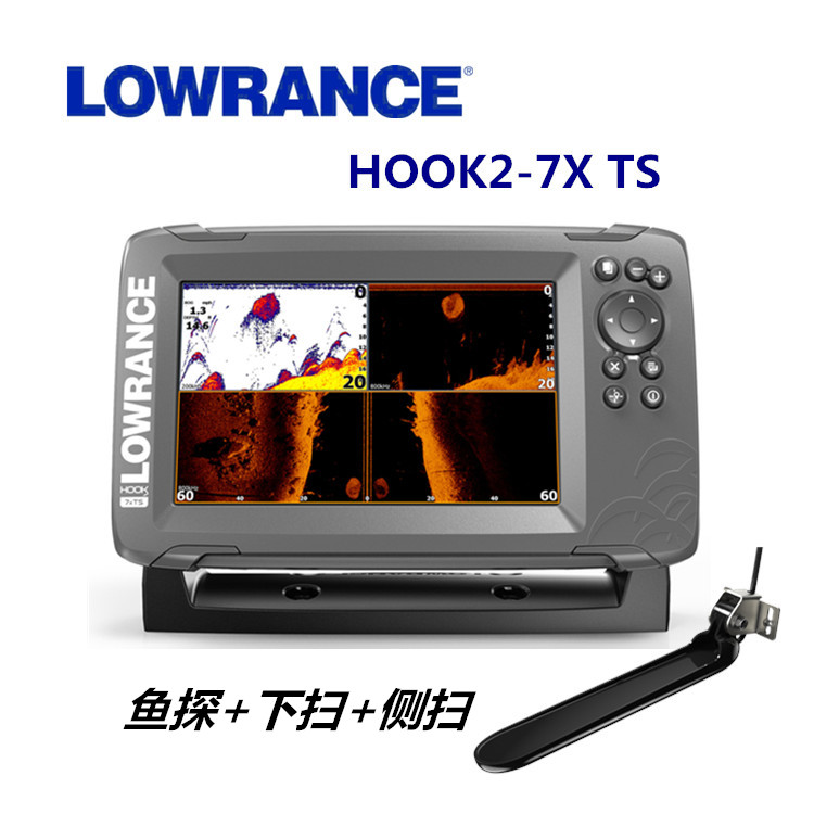 جهاز سونار لورانس HOOK2-7X لصي - مراجعة Fishing Depth Finder وسعره