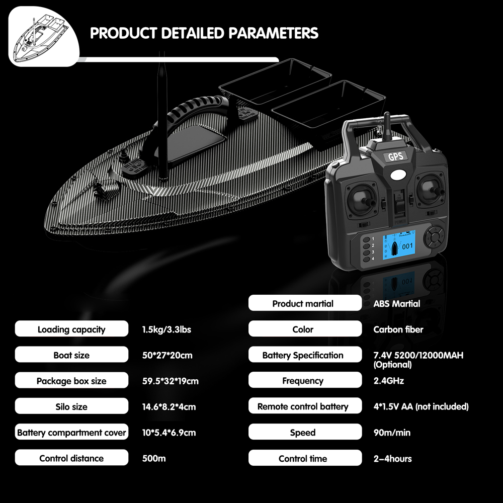 طُعم صيد رجوع تلقائي ، نظام تح - مراجعة Fish Finder Gps وسعره