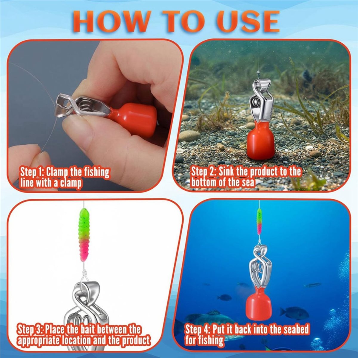 عرض ضخم 618: 4 قطع من أجهزة قي - مراجعة Fishing Depth Finder وسعره