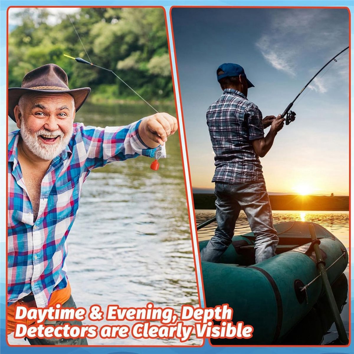 عرض ضخم 618: 4 قطع من أجهزة قي - مراجعة Fishing Depth Finder وسعره